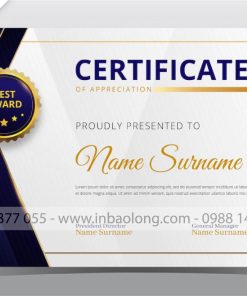 bảng trao giải thưởng theo yêu cầu - inbaolong.com - 0988143394